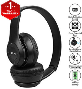 footloose Wireless Headphone with Mic, Blue - Image 6