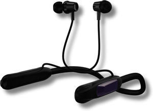 TecSox Tecband Jazz Pro Neckband upto 40 hr High Bass Sound HD Mic [Black] Bluetooth