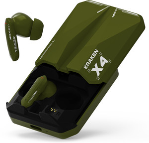 TRIGGR Kraken X4 with 13mm Drivers, 40ms Latency, ENC, 60H Battery, Rubber Finish, v5.4 Bluetooth