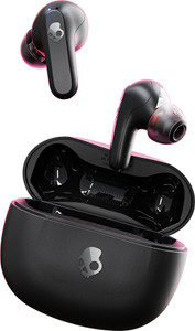 Skullcandy Rail TWS Dual-device Pairing, 42Hr Playtime + Rapid Charge, Multimode,Skull-iQ Bluetooth