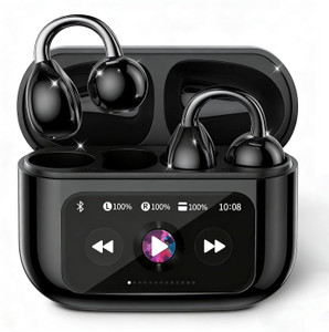 PLUGPULSES Open Ear Clip Bluetooth Earbuds 60H LED TWS - Image 6