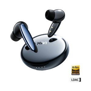 Mivi Superpods Opera, 60Hrs PT, Spatial Audio, Hi-Res & LDAC, 3D HD Audio, Fast Chg. Bluetooth