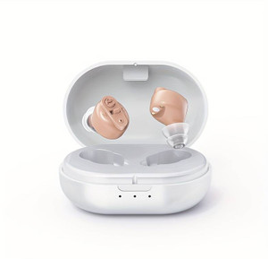 Aika AG-7901 AI Technology Based Wireless Digital Rechargeable Hearing Aid Machine with Clear Sound and Volume Adjustment In The Ear Hearing Aid