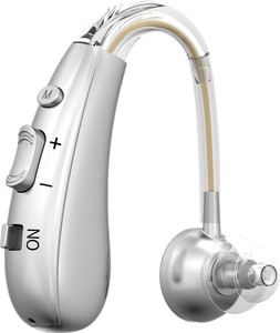 Fastwell F26 Rechargeable Digital BTE Hearing Aid Machine For Severe to Profound Hearing Loss | Volume & Mode Control | Small Size | Ideal for Old Age bte Hearing Aid
