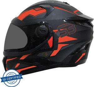 Steelbird SBH-17 Terminator Full Face Graphic Helmet Motorbike Helmet