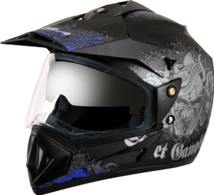 VEGA Off Road D/V Gangster Motorbike Helmet