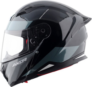 Axor Hunter Turbo Motorbike Helmet - Black - Image 6