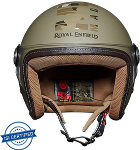 ROYAL ENFIELD MLG Choper with Visor Open Face Motorbike Helmet