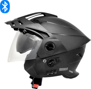 HEADFOX N2 ISI Certified Smart Bluetooth Helmet | Calls | Music | Voice Asst. Motorbike Helmet