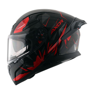 Axor Apex Hunter Motorbike Helmet Black - Image 6