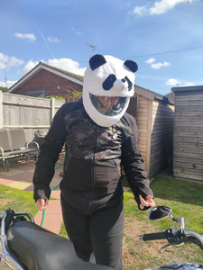 Panda Helmet cover