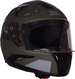 रॉयल एनफील्ड Air-X 1901 Full Face with Visor | ISI & DOT Certified | For Men & Women हेलमेट