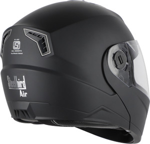 Steelbird Air SBA-7 DOUBLE VISOR FLIP-UP BLACK 60 MM SIZE L Motorbike Helmet
