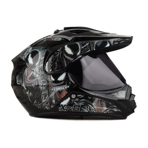 deletion X-8 Venom Motocross Scratch Resistant H3 Visor Motorbike Helmet