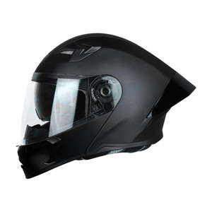 Steelbird SBA-20 7Wings Flip-Up Black Motorbike Helmet - Image 6