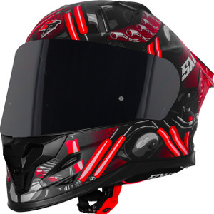 Steelbird SBH 61 SXE X2 Full Face Motorbike Helmet - Image 6