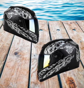 urban carrier ABS Material Full Face Rainbow Visor, UV Scratch Resistance Motorbike Helmet Motorbike Helmet