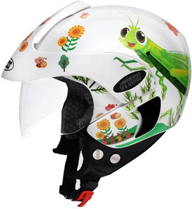 STUDDS Marshall Kids D3 Open Face Lightweight KIDS Helmet Motorbike Helmet