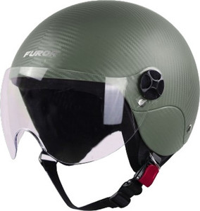 Steelbird SBH-16 Furor ISI Certified Open Face Helmet For Woman and Men Motorbike Helmet