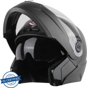 Steelbird SBA-7 7Wings ISI Certified Flip-Up for Men and Women Motorbike Helmet