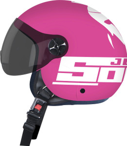 Steelbird Junior Soldier Open Face Helmet for Kids 3 to 5 Year Old, 520 MM Motorbike Helmet