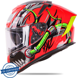 IGNYTE IGN-4 Trever ISI/DOT Certified Full Face Helmet Motorbike Helmet