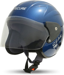 SECURE Open Face Safe Riding Motorbike Scooty Helmet For Men Women Girls Boys Motorbike Helmet