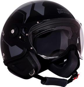 ROYAL ENFIELD AirForce 1 1901 Open Face with Visor | ISI & DOT Certified | For Men & Women Motorbike Helmet