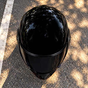 FOROLY Rado ABS Full Face Helmet Black - Image 1
