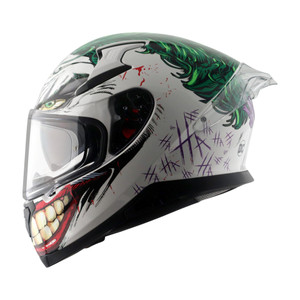 Axor Apex Joker Motorbike Helmet White - Image 6