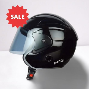 TIGER ONE Open Face Helmet ISI Marked strap for Men & Women Bike & Scooty Riding Motorbike Helmet
