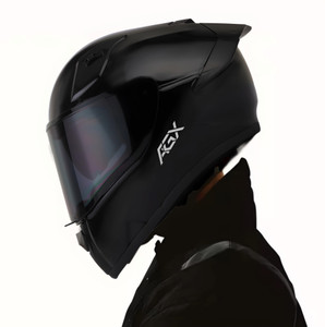 एजीएक्स Bolt with Unbreakable Visor and Sunvisor with Spoiler ABS Material Unisex हेलमेट