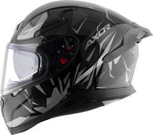 Axor Apex Hunter Motorbike Helmet Black - Image 5