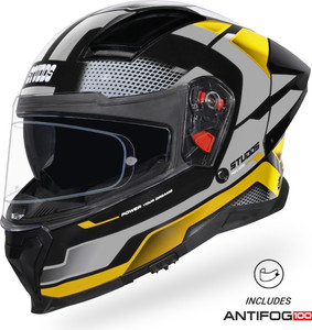STUDDS Helios Asphalt Full Face Motorbike Helmet - Image 5