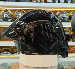 Steelbird Air SBA-20 ISS Motorbike Helmet Black - Image 5