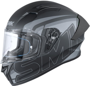 SMK Graphic Helmet Gray - Image 6