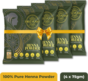 FIRST PLANT Premium Rajasthani HENNA POWDER, ORGANIC Henna for Hair Colour and Hair Care