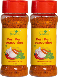 Zaytoun Spices Hub Peri Peri Seasoning - Spicy & Tangy Blend - Pack of 2 (60 g x 2)
