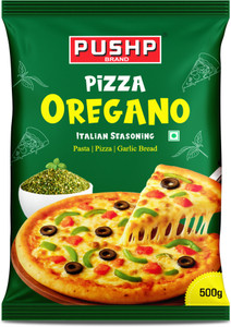 Pushp Brand Oregano Seasoning 500g Pouch | Pack of 1 | Italian Topping for Pizza and Pasta
