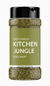 किचन जंगल फूड्स और हेयर ग्रोथ के लिए रोज़मेरी ड्राइड लीफ / रोज़मेरी | 100% शुद्ध और प्राकृतिक