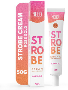 NEUD Strobe Cream Rose Gold with Cocoa Butter & Hyaluronic Acid, All-in-One 50g Highlighter