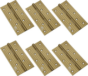 ATLANTIC Window Butt Hinges 5 inch x 14 Gauge/2 mm Thickness Antique Finish Butt/Mortise Hinge