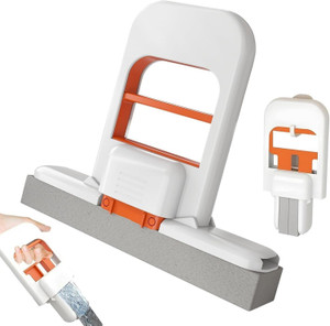 Totthar Mini Foldable Self-Squeeze Mop Portable Wet & Dry Cleaning for Small Spaces Mop