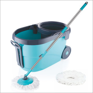 फ्लिपकार्ट स्मार्टबाय Bucket Spin Mop Floor Cleaning and Mopping System,2 Microfiber Refills मोप रोड