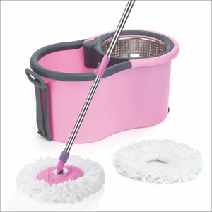 एलिनोर PINK DELIGHT STEEL HANDLE MOP मोप सेट