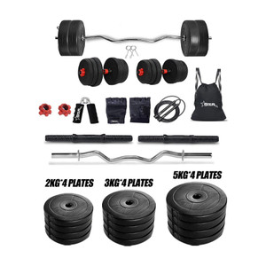 STARX 40 kg PVC Weight Home Gym Combo - Image 6