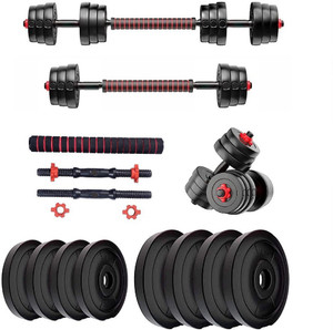 BodyFit 10 kg Dumbbell Gym Set Pack of 10 - Image 5