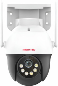 Manomay BIS Certified STQC 3MP Smart WiFi Full View Pan-Tilt Wireless CCTV Security Camera