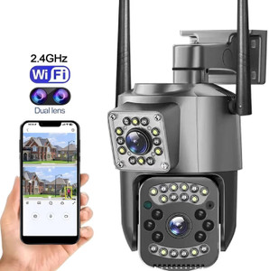 Bzrqx WiFi Security PTZ Camera Dual-Lens HD Night Vision & Motion ...