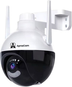 अपनाकैम Dome PTZ WiFi Camera Motion Alert Color Night Vision 2-Way Audio 360° Live View सिक्योरिटी कैमरा
